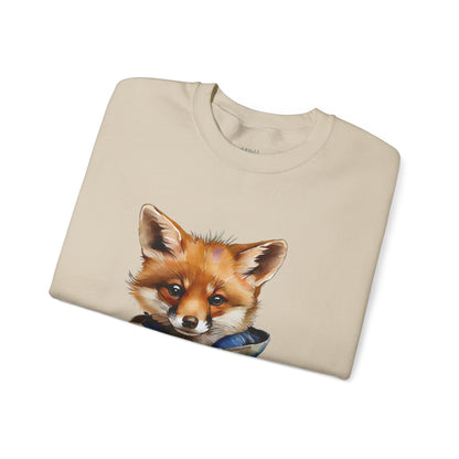 ✅ AU/NZ Clever Fox Unisex Crewneck Sweatshirt - Comfortable and Stylish