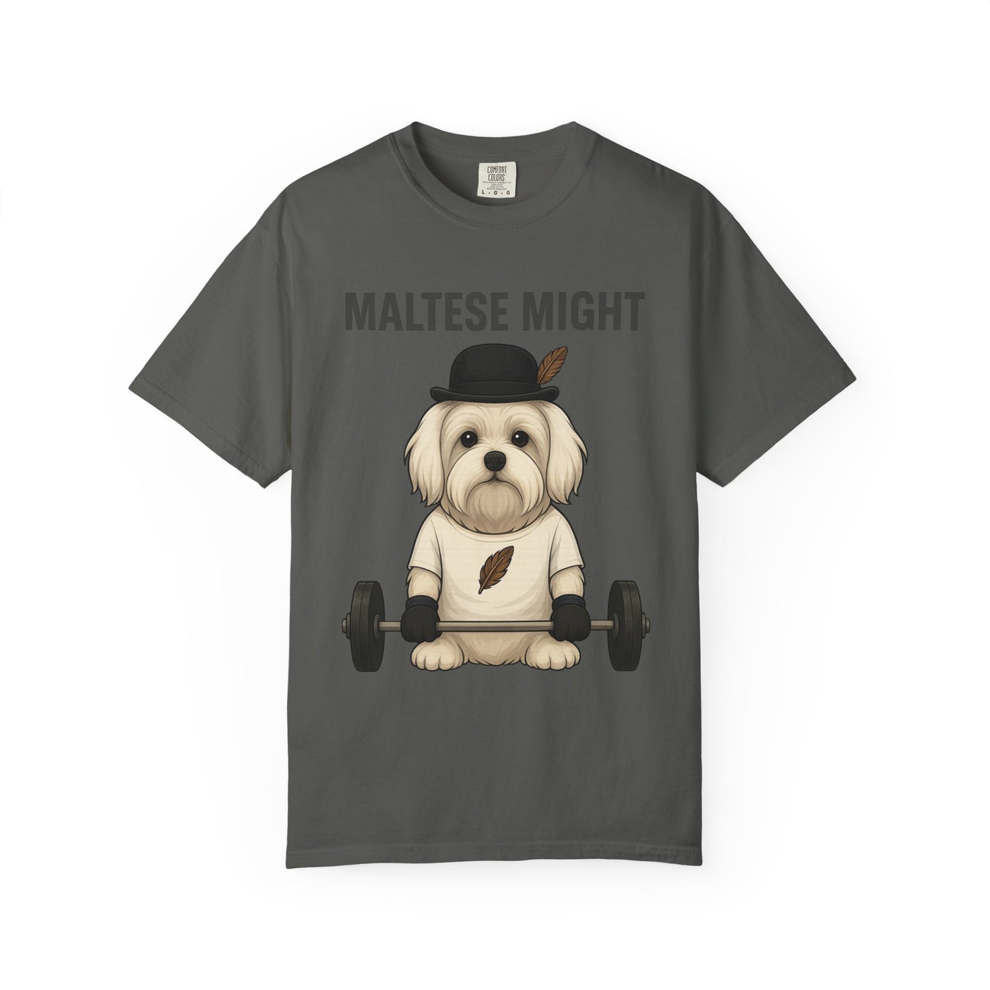 JABU GRIND - MALTESE: A Fun, Dog-Loving Gym Tee for NZ & AU Humans JABU© • JustAboutBeingU®