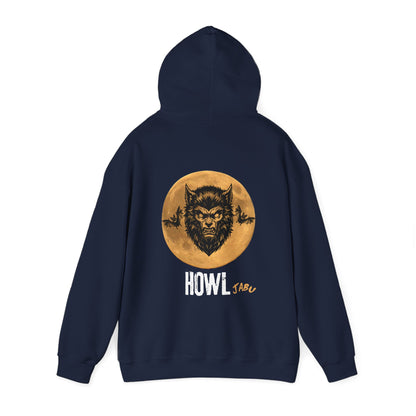 ✅ AU/NZ Witching Hour & Howl Graphic Hoodie - Perfect for Halloween and Cozy Nights HOWL