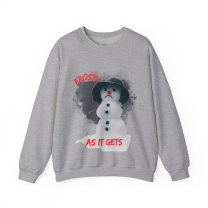 ✅ AU/NZ Frosty as It Gets Sweatshirt - Cozy Unisex Crewneck for Winter Celebrations FROSTY
