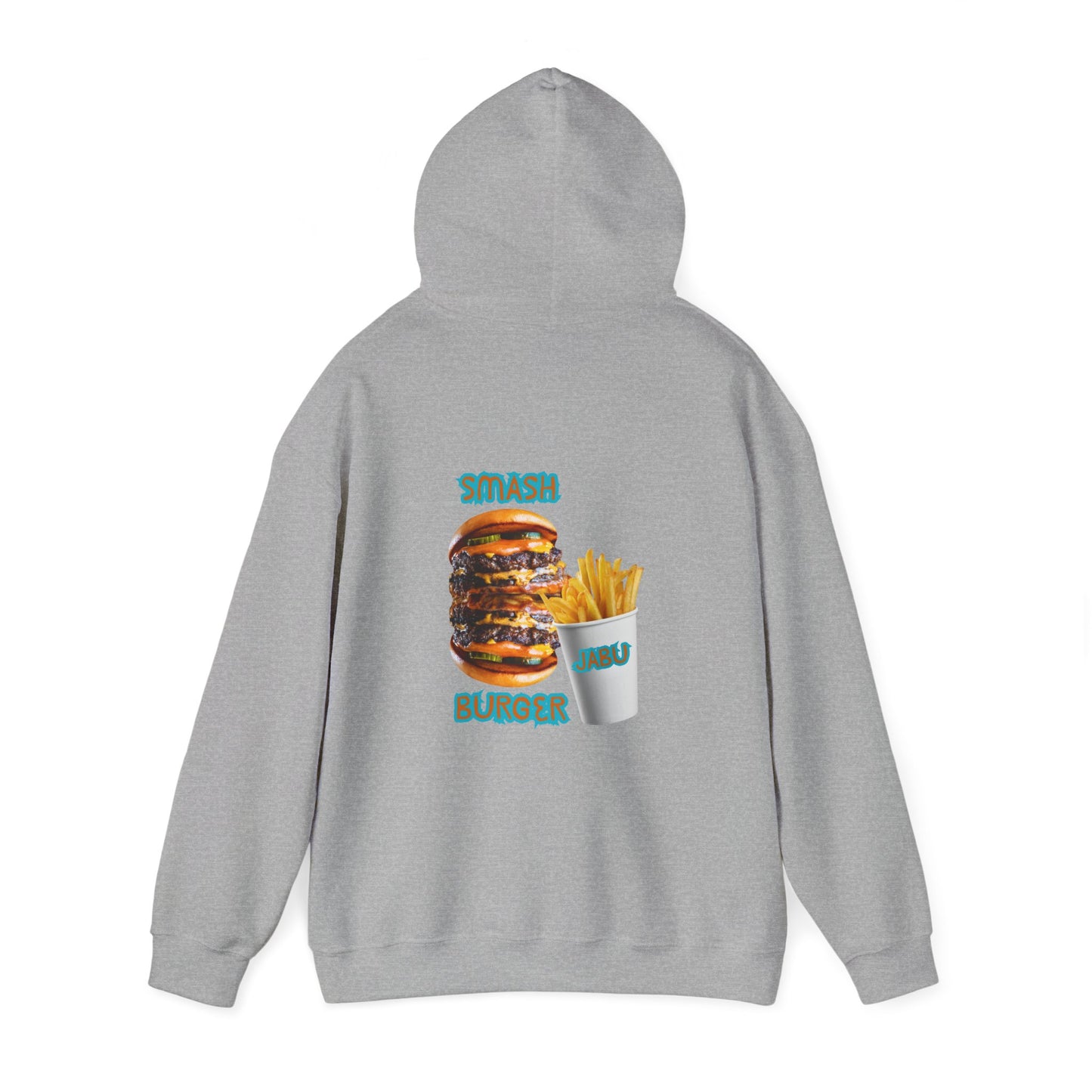 ✅ AU/NZ Smash Burger Unisex Hoodie with Fun Food Graphics