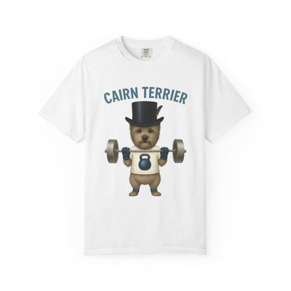 JABU GRIND - CAIRN TERRIER: A Fun, Dog-Loving Gym Tee for NZ & AU Humans JABU© • JustAboutBeingU®