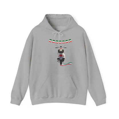 ✅ AU/NZ Italian Love Hoodie - Unisex Heavy Blend™ Sweatshirt with Scooter Design VESPA
