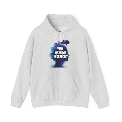 ✅ AU/NZ  Assume Incorrectly Unisex Hoodie - Thought-Provoking Graphic Sweatshirt- You Assume!