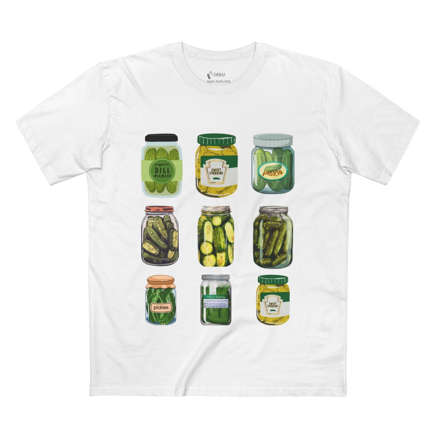 ✅ AU/NZColorful Pickle Graphic Tee — Fun Farmhouse Shirt, Cute Farmer's Market T-shirt, Gift for Foodies, Summer Tee, Garden Lover Clothing