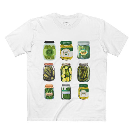 ✅ AU/NZColorful Pickle Graphic Tee — Fun Farmhouse Shirt, Cute Farmer's Market T-shirt, Gift for Foodies, Summer Tee, Garden Lover Clothing