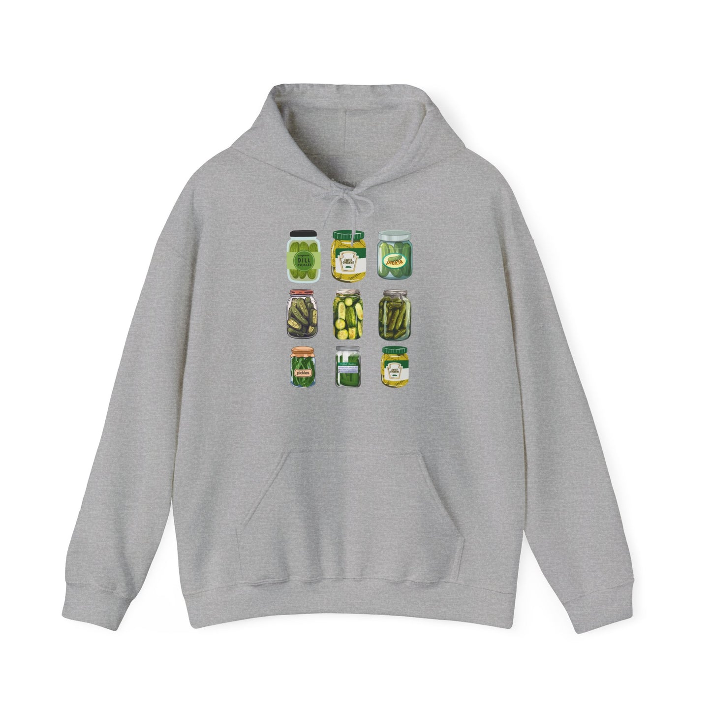 ✅ AU/NZ Farmer's Market Hoodie – Unisex Heavy Blend™ Sweatshirt with Pickle Design