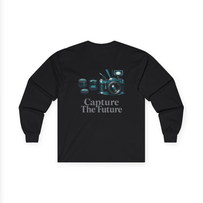✅ AU/NZ Capture the Moment!  Long Sleeve Tee, Photographer Gift, Camera Lover Shirt, Vintage Photography Tee, Unisex Cotton Top, Gift for Creatives