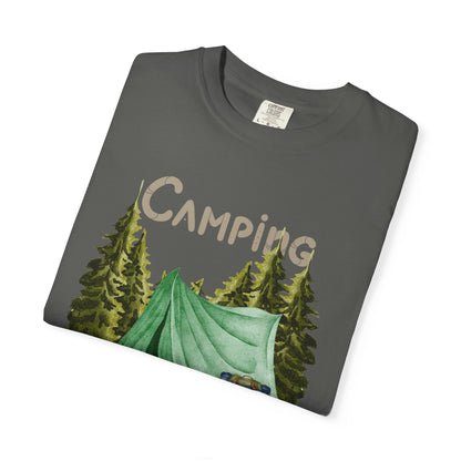 ✅ AU/NZ-Comfort Colours 1717-Camping Adventure Unisex T-Shirt – Embrace Nature with Vintage Design Camping