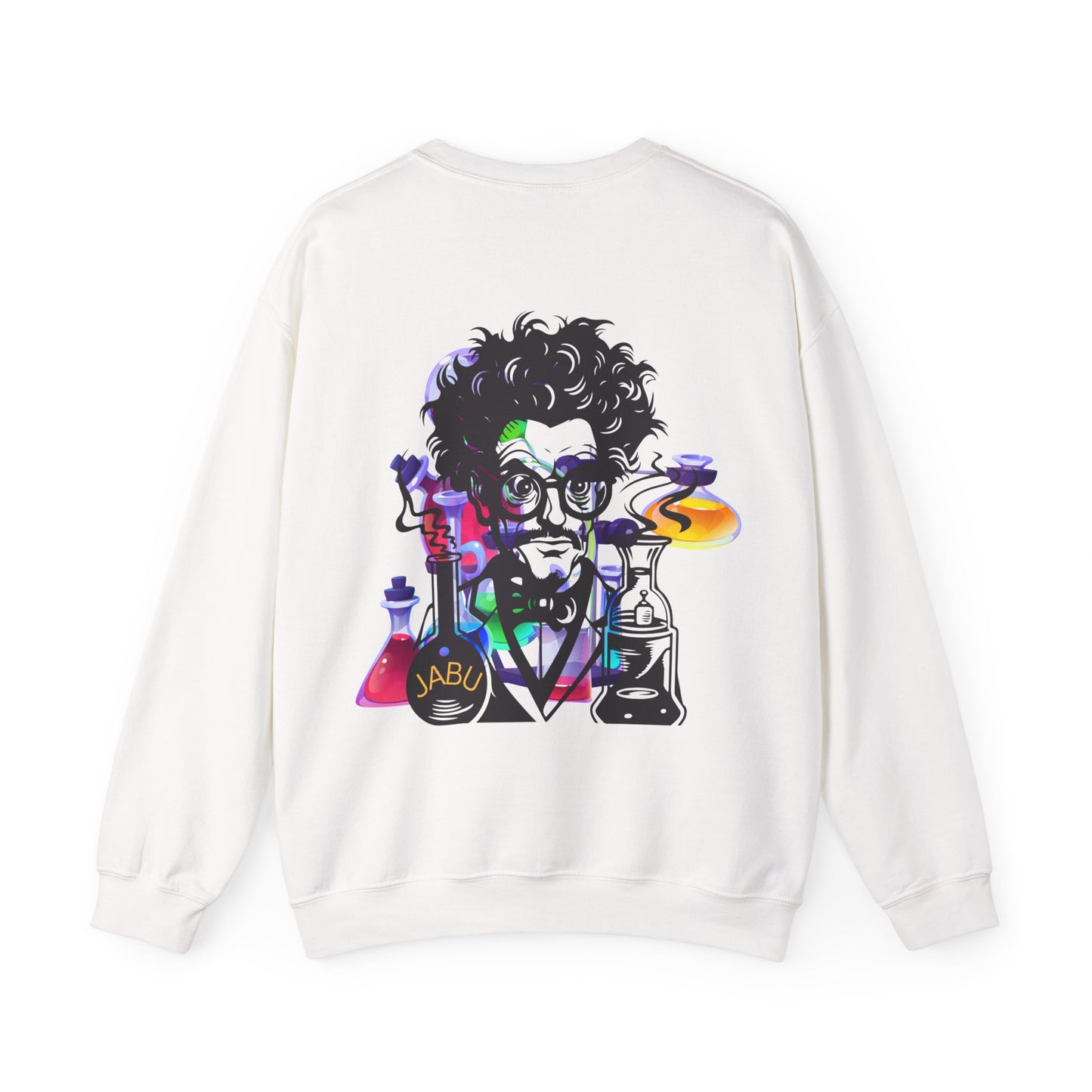 ✅ AU/NZ Mad Scientist Crewneck Sweatshirt – Unisex Heavy Blend™ with Colorful Lab Design MAD