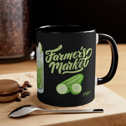 ✅ AU/NZ Colorful Pickle Lovers Mug, Fun Kitchen Gift, Drinkware for Canning Enthusiasts, Unique Housewarming Present, Eco-Friendly Coffee Cup