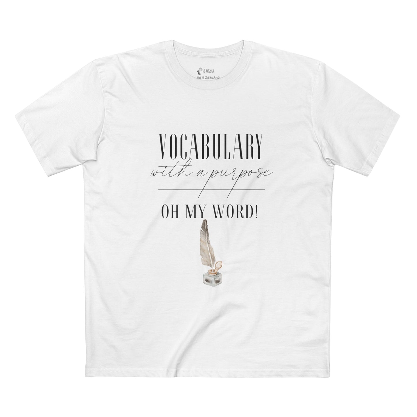 ✅ AU/NZInspirational Vocabulary Tee - 'Words with a Purpose' Graphic Shirt, Motivational Gift, Teacher's Appreciation, Casual Wear, Literary Lovers