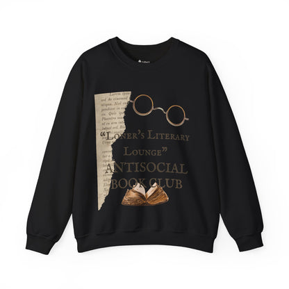 ✅ AU/NZ Literary Lounge Sweatshirt - Antisocial Book Club Style