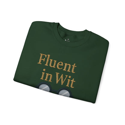Fluent In Wit Graphic Sweatshirt
JABU© • JustAboutBeingU®