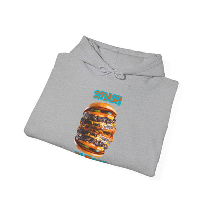 ✅ AU/NZ Smash Burger Unisex Hoodie with Fun Food Graphics