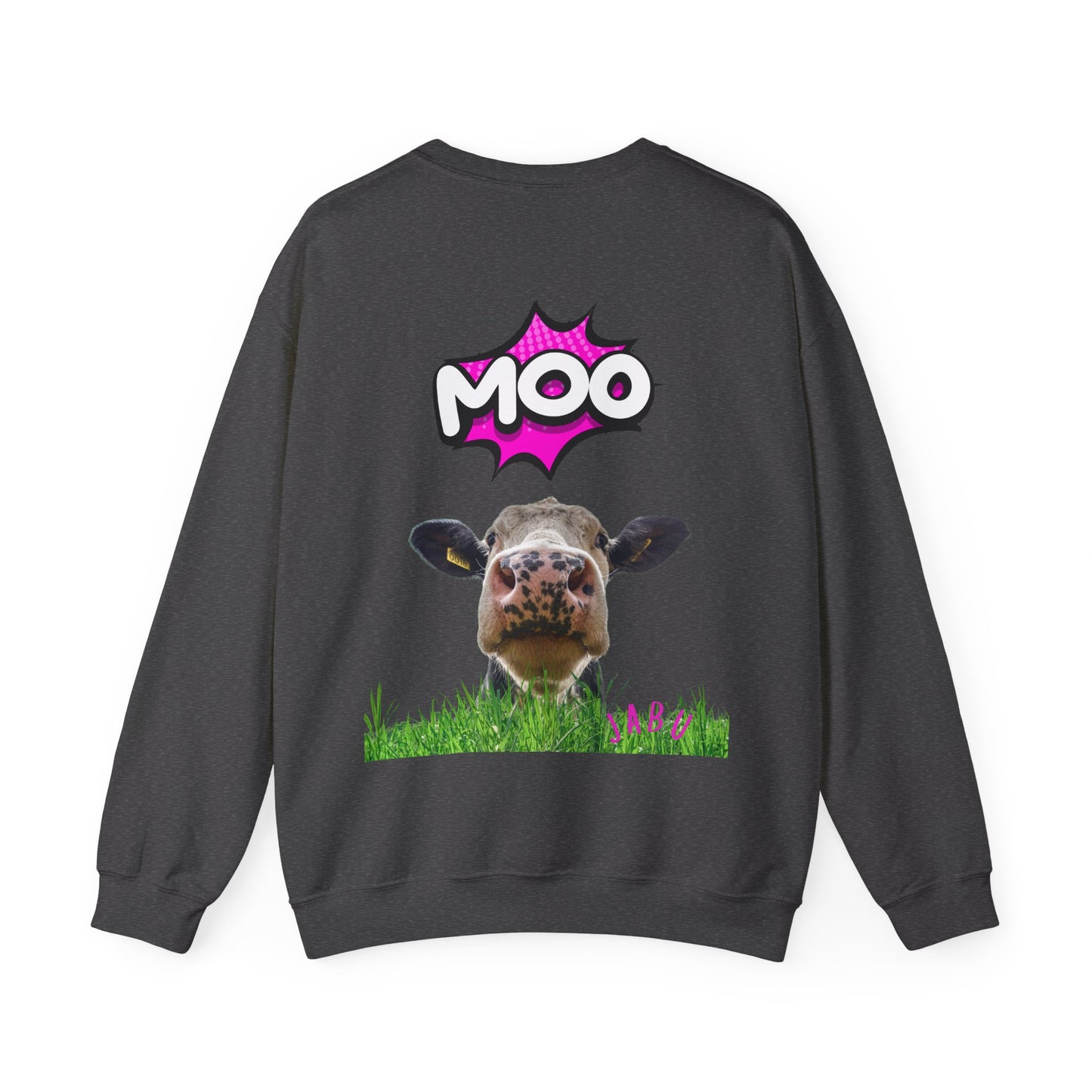 ✅ AU/NZ Funny Cow Moo Sweatshirt - Unisex Heavy Blend Crewneck MOO