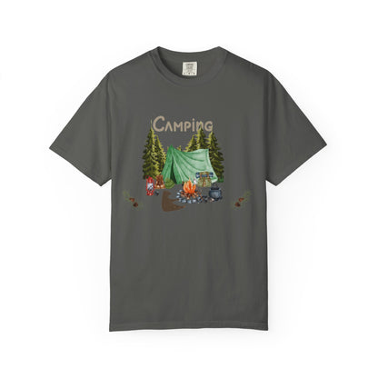 ✅ AU/NZ-Comfort Colours 1717, Camping Adventure Unisex T-Shirt – Embrace Nature with Vintage Design Camping