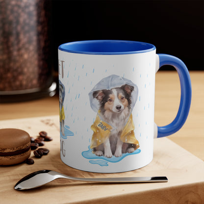 ✅ AU/NZ Colorful Dog-Themed Accent Mugs, Wet Dog Mug, Pet Owner Gift, Rainy Day Coffee Cup, Dog Lover's Mug, Cute Pet Accessories
