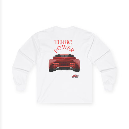 ✅ AU/NZ-0Turbo Power Long Sleeve Tee - Car Enthusiast Apparel, Motorsports Gift, Cool Graphic Shirt, Unisex Automotive Fashion, Gearhead Shirt