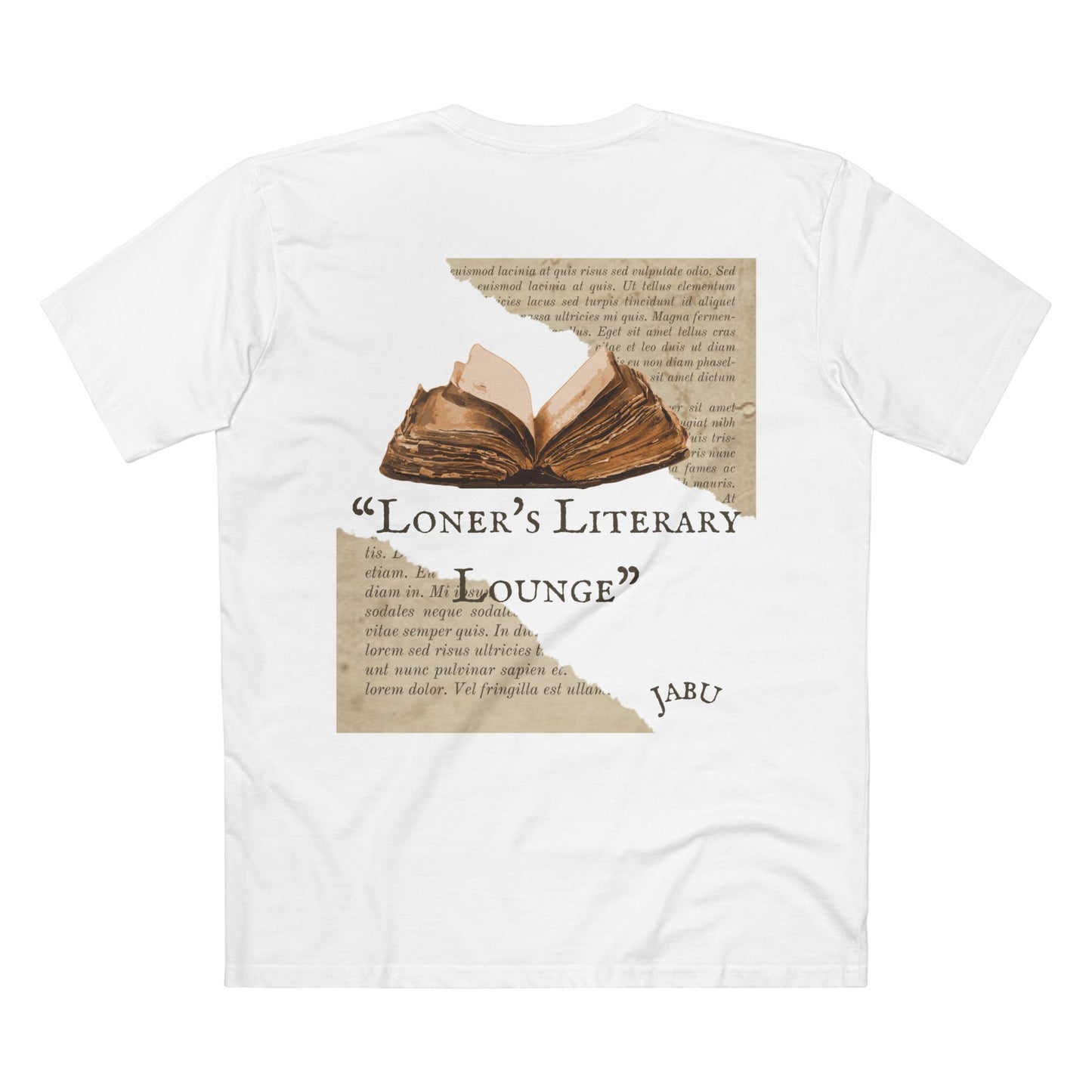 ✅ AU/NZ- As Colour 5001Adult Staple Tee, Literary Antisocial Club