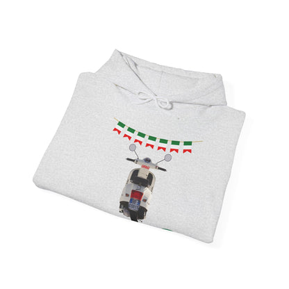 ✅ AU/NZ Italian Love Hoodie - Unisex Heavy Blend™ Sweatshirt with Scooter Design VESPA