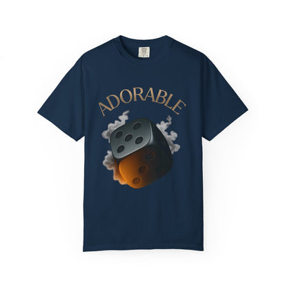 Adorable or Deplorable Dice Tee
Life’s a roll of the dice — some days you’re sweet, some days you’re savage. This design owns both sides. Smooth feel, bold print, and a playful edge that turns heads anywhere you go.

JABU© • JustAboutBeingU®