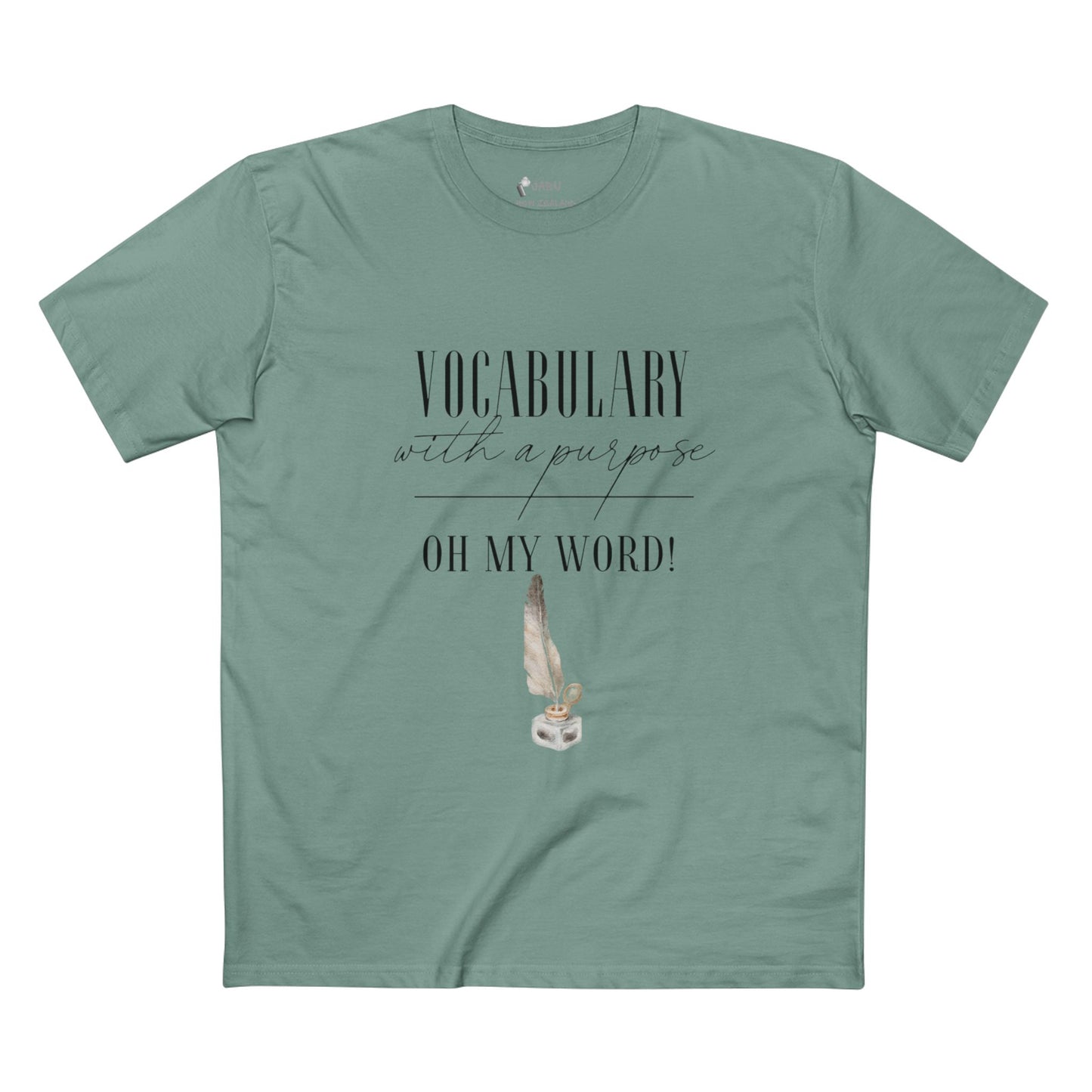 ✅ AU/NZInspirational Vocabulary Tee - 'Words with a Purpose' Graphic Shirt, Motivational Gift, Teacher's Appreciation, Casual Wear, Literary Lovers
