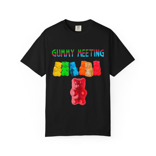 ✅ AU/NZ Unisex Garment-Dyed T-shirt Gummy Meeting