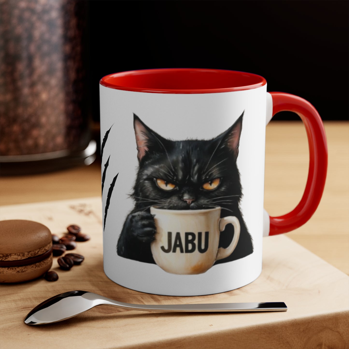 ✅ AU/NZ Colorful Accent Mugs, 11oz , Cats, Not Today