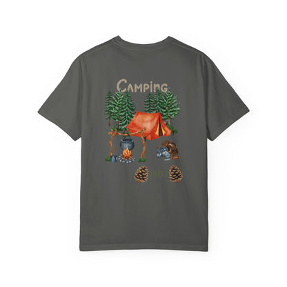 ✅ AU/NZ-Comfort Colours 1717, Camping Adventure Unisex T-Shirt – Embrace Nature with Vintage Design Camping