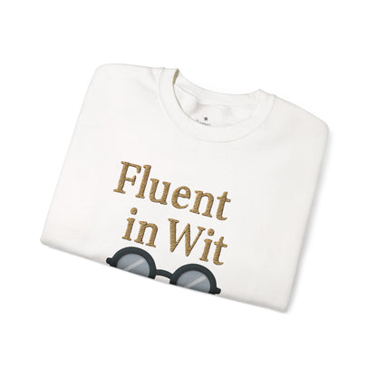 Fluent In Wit Graphic Sweatshirt
JABU© • JustAboutBeingU®