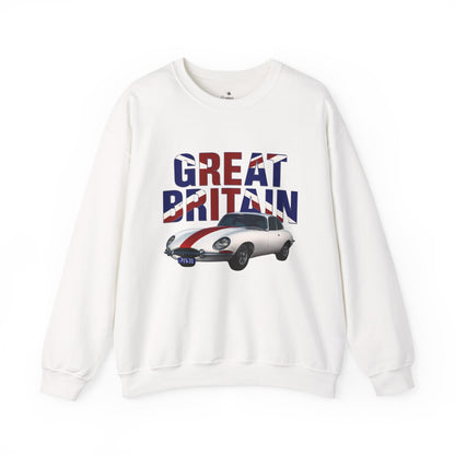 ✅ AU/NZ Great Britain Unisex Sweatshirt - Stylish British Car Design, Perfect for Travel Lovers, Unique Casual Wear.