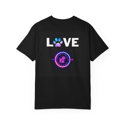 ✅ AU/NZ Unisex Garment-Dyed T-shirt Dog Love