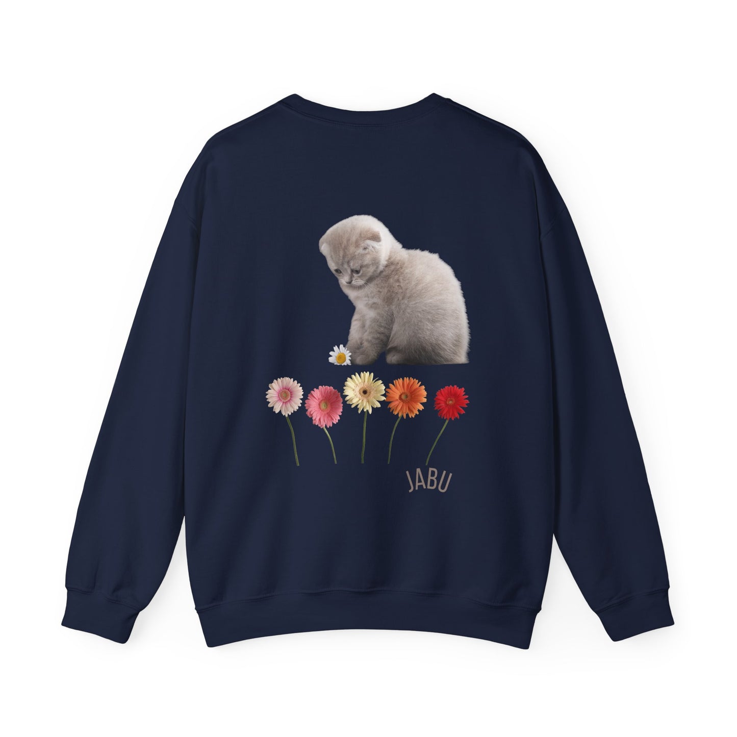 ✅ AU/NZ Adorable Cat & Flowers Crewneck Sweatshirt - Perfect Gift for Cat Lovers ADORABLE