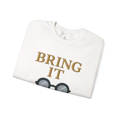 Bring It Graphic Sweatshirt
JABU© • JustAboutBeingU®