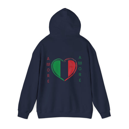✅ AU/NZ Italian Love Hoodie | Unisex Heavy Blend Sweatshirt | Perfect for Gifting, Italian Heritage Celebrations, Casual Wear, Travel, Festivals, VESPA!