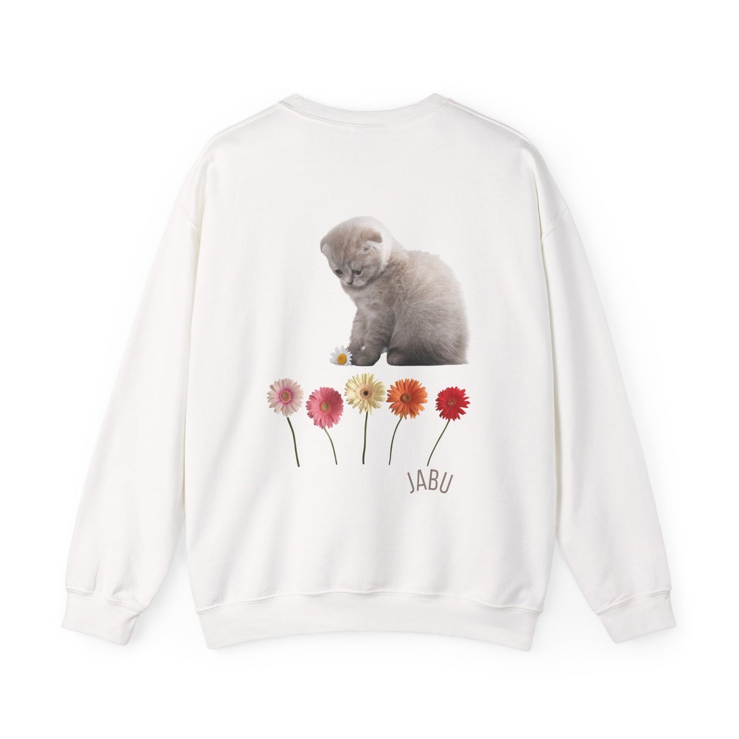 ✅ AU/NZ Adorable Cat & Flowers Crewneck Sweatshirt - Perfect Gift for Cat Lovers ADORABLE
