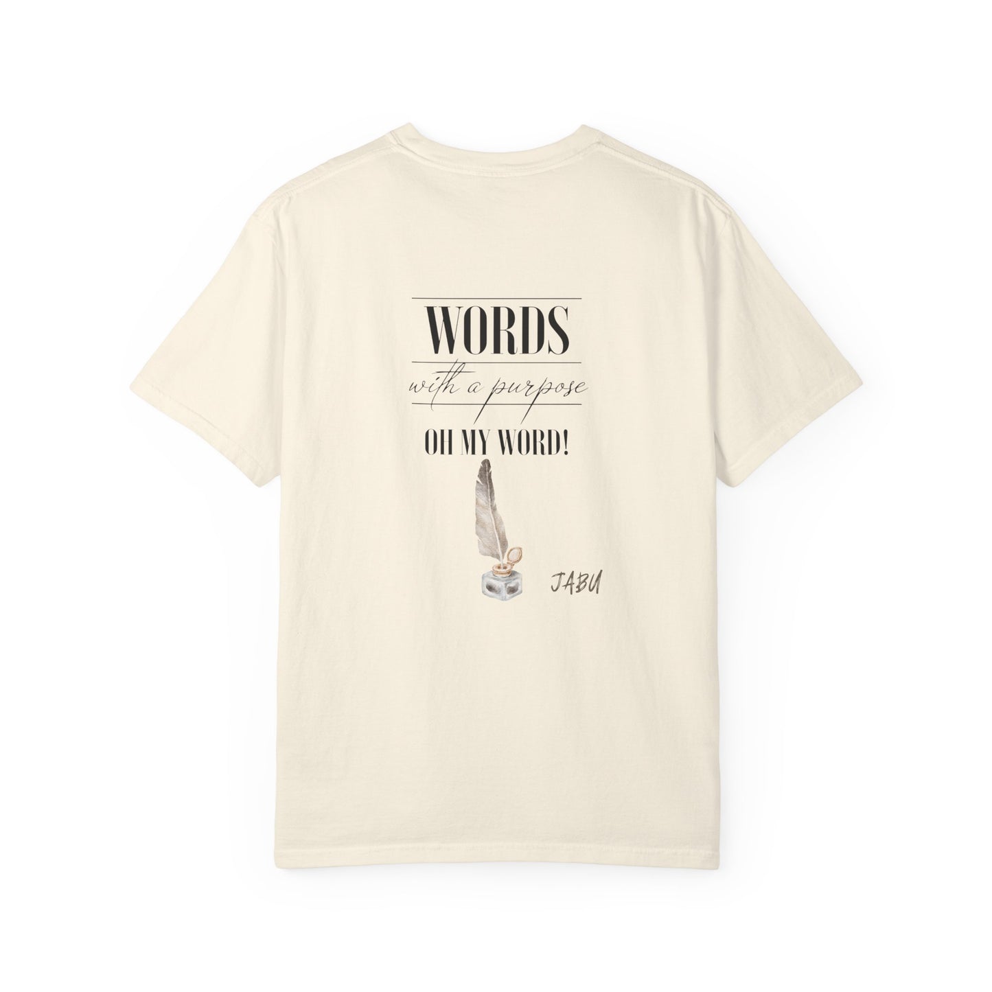 ✅ AU/NZ Comfort Colours 1717, Inspirational Vocabulary T-Shirt - Oh My Word!