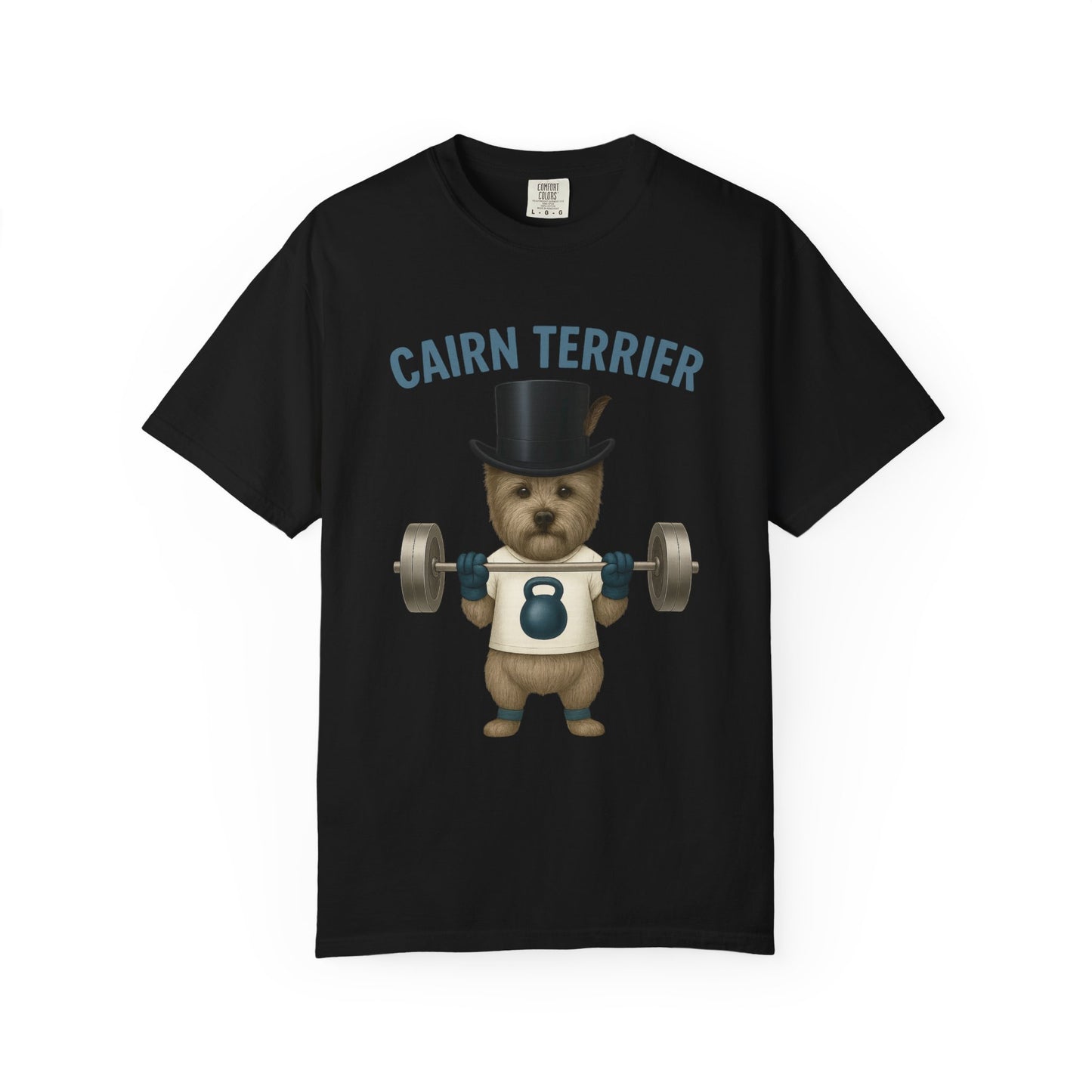 JABU GRIND - CAIRN TERRIER: A Fun, Dog-Loving Gym Tee for NZ & AU Humans JABU© • JustAboutBeingU®