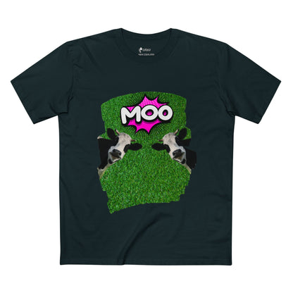 ✅ AU/NZ Funny Cow Graphic Tee, Comfortable Tee for Animal Lovers, Casual Wear, Gift for Farming Enthusiasts, Moo-Themed Apparel