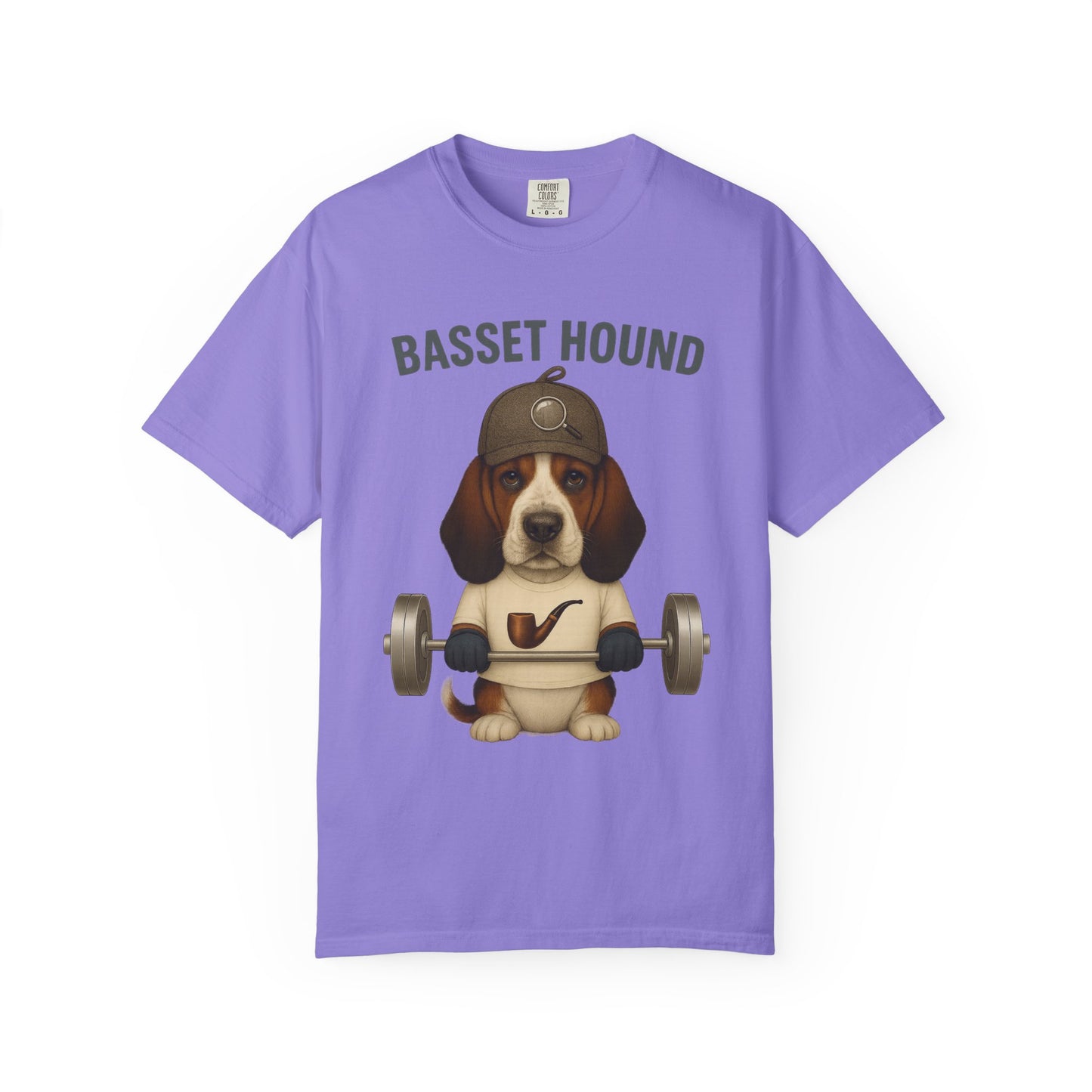 JABU GRIND - BASSET HOUND: A Fun, Dog-Loving Gym Tee for NZ & AU Humans JABU© • JustAboutBeingU®