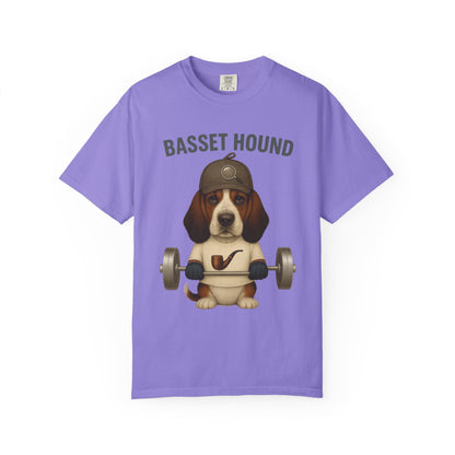 JABU GRIND - BASSET HOUND: A Fun, Dog-Loving Gym Tee for NZ & AU Humans JABU© • JustAboutBeingU®