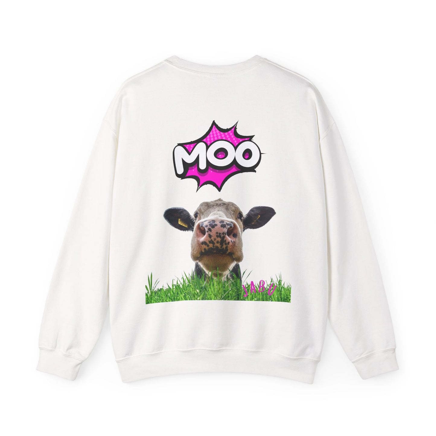 ✔️ AU/NZ Funny Cow Moo Sweatshirt - Unisex Heavy Blend Crewneck MOO
