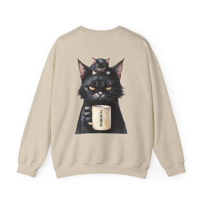 ✅ AU/NZ Cat Lover's Cozy Crewneck Sweatshirt - 'Holidays at Home' Design CATS