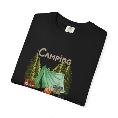 ✅ AU/NZ-Comfort Colours 1717, Camping Adventure Unisex T-Shirt – Embrace Nature with Vintage Design Camping