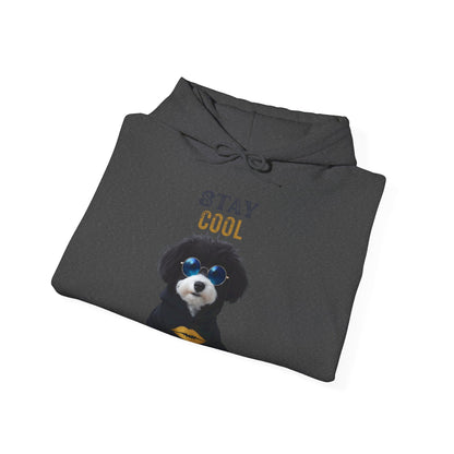✅ AU/NZ Stay Cool Dog Hoodie, Unisex Heavy Blend Sweatshirt, Pet Lover Gift, Cool Canine Apparel, Cozy Dog Hoodie, Dog Lover Sweatshirt, Jabu’s Brand Ambassador!