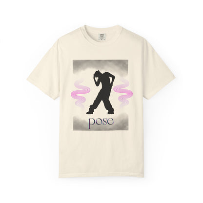 ✅ AU/NZ/Comfort Colours 1717/Unisex Garment-Dyed T-shirt - 'Pose Love' Dance Graphic Tee DANCE