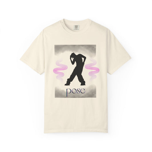 ✅ AU/NZ/Comfort Colours 1717/Unisex Garment-Dyed T-shirt - 'Pose Love' Dance Graphic Tee DANCE