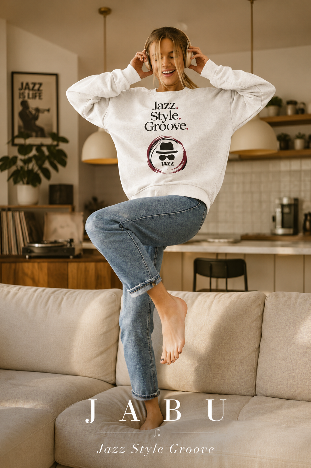 Jazz Style Groove Sweatshirt