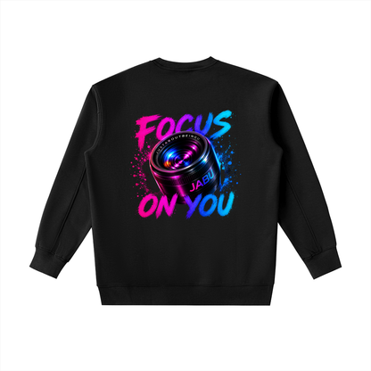 Focus Mode Camera Graphic Crewneck Sweatshirt